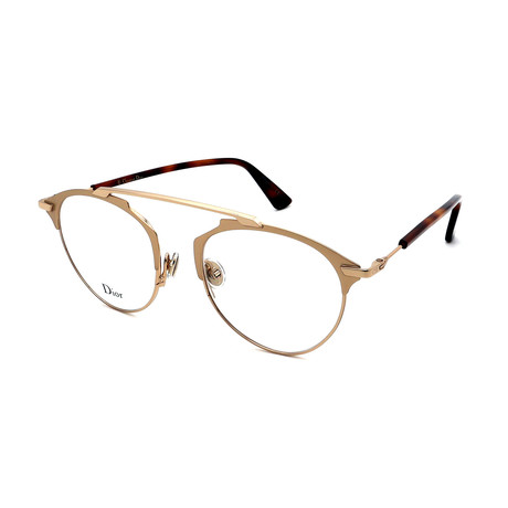 Unisex DIOR-SOREAL-O-0000 So Real Optical Glasses // Gold