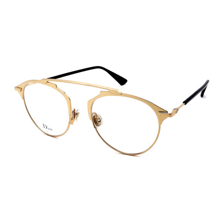 Unisex DIOR-SOREAL-O-J5G So Real Optical Glasses // Gold
