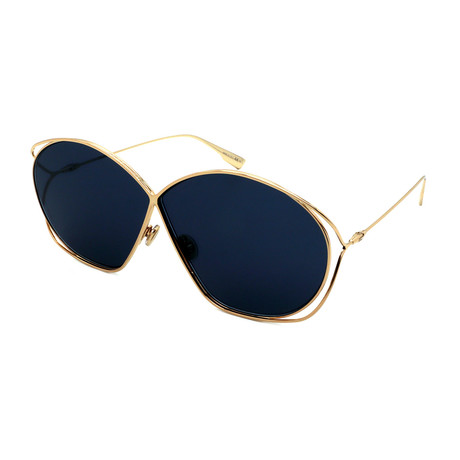 Unisex DIOR-STELLAIR-E2-LKS Sunglasses // Gold + Blue