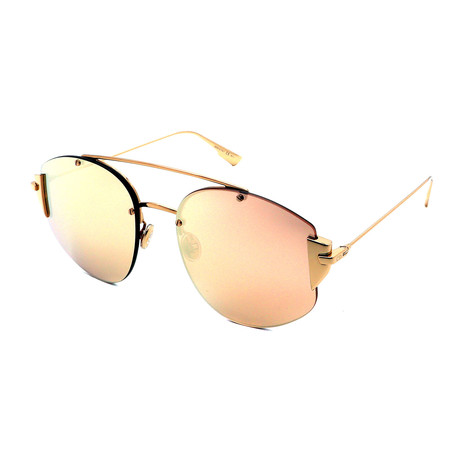 Unisex DIOR-STRONGERS-J5G Sunglasses // Gold + Silver