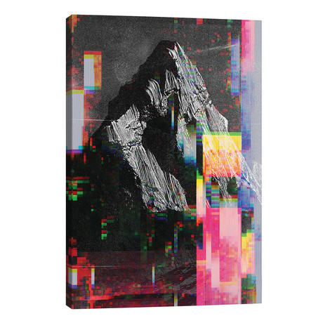 Mountain Glitch III // Andreas Lie (26"W x 40"H x 1.5"D)