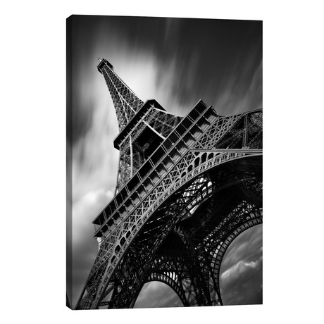 Eiffel Tower Study II // Moises Levy (26"W x 18"H x 0.75"D)