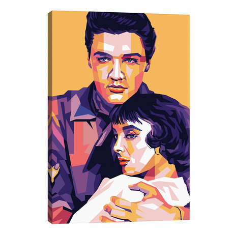 Elvis Presley // Carolyn Jones // King Creole 1958 // Stars On Art