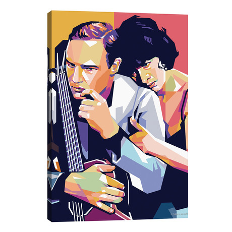 Anna Magnani // Marlon Brando // The Fugitive Kind 1959 // Stars On Art (40"W x 26"H x 1.5"D)