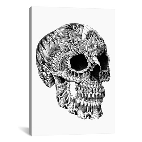 Ornate Skull // Bioworkz (18"W x 26"H x .75"D)