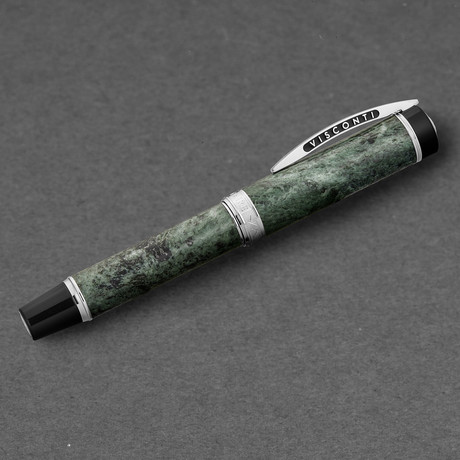 Visconti Millionaire Issoire Green Marble Rollerball Pen // 685RL01