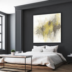 Saffron Abstract I (84"W x 84"H x 1.5"D)