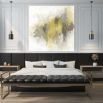 Saffron Abstract I (84"W x 84"H x 1.5"D)