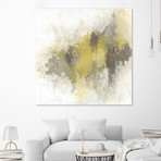 Saffron Abstract I (84"W x 84"H x 1.5"D)