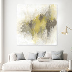 Saffron Abstract I (84"W x 84"H x 1.5"D)