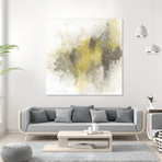 Saffron Abstract I (84"W x 84"H x 1.5"D)