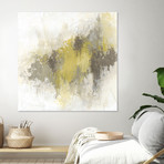 Saffron Abstract I (84"W x 84"H x 1.5"D)