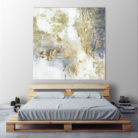 Gilded Aerial (84"W x 84"H x 1.5"D)