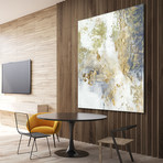 Gilded Aerial (84"W x 84"H x 1.5"D)