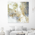 Gilded Aerial (84"W x 84"H x 1.5"D)