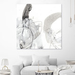 Monochrome Gestures III (72"W x 72"H x 1.5"D)