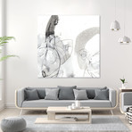 Monochrome Gestures III (72"W x 72"H x 1.5"D)