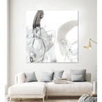 Monochrome Gestures III (72"W x 72"H x 1.5"D)