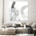 Monochrome Gestures III (72"W x 72"H x 1.5"D)