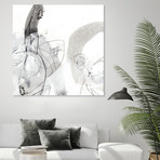 Monochrome Gestures III (72"W x 72"H x 1.5"D)