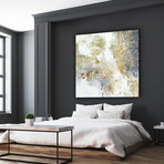 Gilded Aerial (84"W x 84"H x 1.5"D)