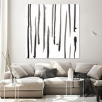 Monochrome Gestures IX (72"W x 72"H x 1.5"D)