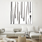 Monochrome Gestures IX (72"W x 72"H x 1.5"D)