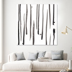 Monochrome Gestures IX (72"W x 72"H x 1.5"D)