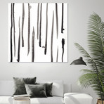 Monochrome Gestures IX (72"W x 72"H x 1.5"D)