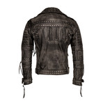 Ragnar Leather Jacket // Black (X-Large)