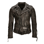 Geralt Leather Jacket // Black (L)