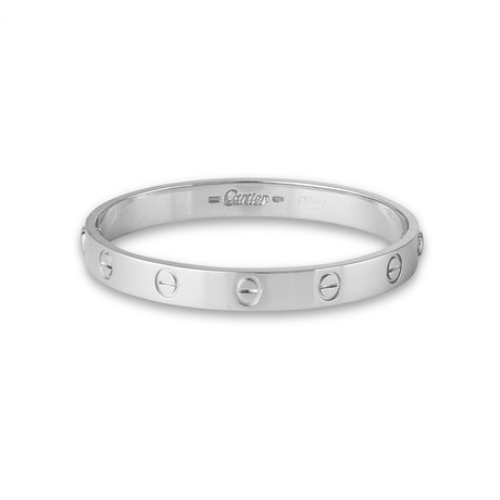 Cartier 18K White Gold Love Bracelet // Pre-Owned