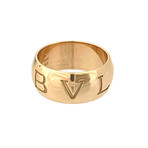 Bulgari 18K Rose Gold Monologo Ring // Ring Size: 10 // Pre-Owned