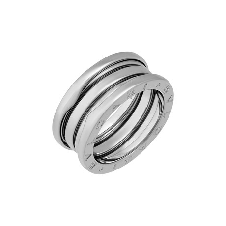 Bulgari // 18k White Gold B.Zero1 Three Band Ring II // Ring Size: 5.25 // Pre-Owned