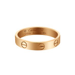 Cartier 18K Rose Gold Mini Love Ring  // Ring Size: 5.25 // Pre-Owned