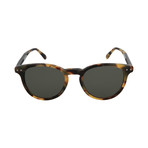 Bottega Veneta // Men's Round Sunglasses // Shiny Yellow Green + Havana