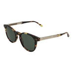 Bottega Veneta // Men's Round Sunglasses // Shiny Havana