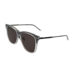 Bottega Veneta // Unisex Square Sunglasses // Shiny Crystal