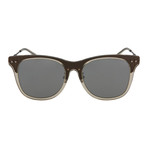 Bottega Veneta // Unisex Square Sunglasses // Shiny Transparent Mud