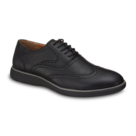 Wingtip Oxford Shoe // Black (Men's US Size 7)