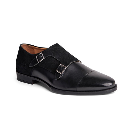 Davis Double Monk Strap // Black (US: 7)