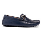 Malone Driver Loafer // Navy Blue (US: 9)