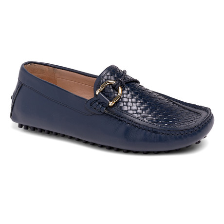 Malone Driver Loafer // Navy Blue (US: 7)