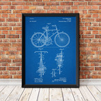 Bicycle // Blueprint (18"W x 24"H)