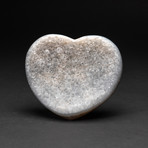 Genuine Polished Quartz Crystal Clustered Heart // V5
