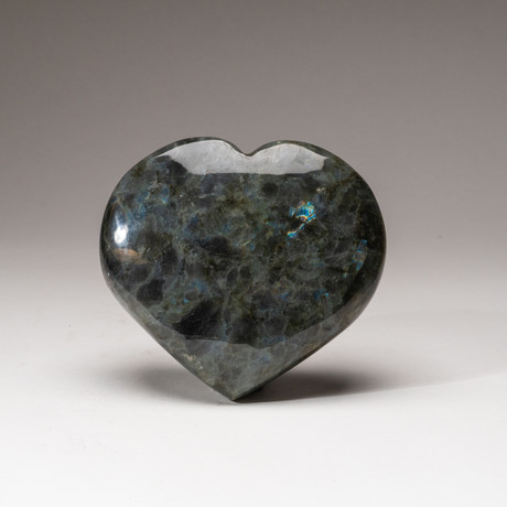 Genuine Polished Labradorite Heart // V8