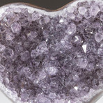Genuine Polished Amethyst Crystal Clustered Heart // V19