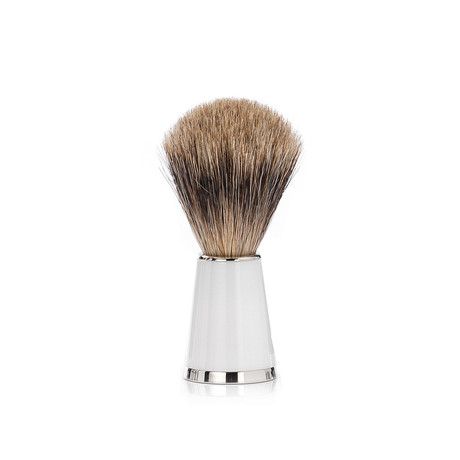 Vespucci // Shaving Brush // White Handle