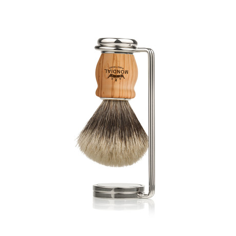 Tron Set // Olivo Shaving Brush + Support Stand