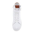 Bloke Leather High-Top Sneaker // White (US: 7)